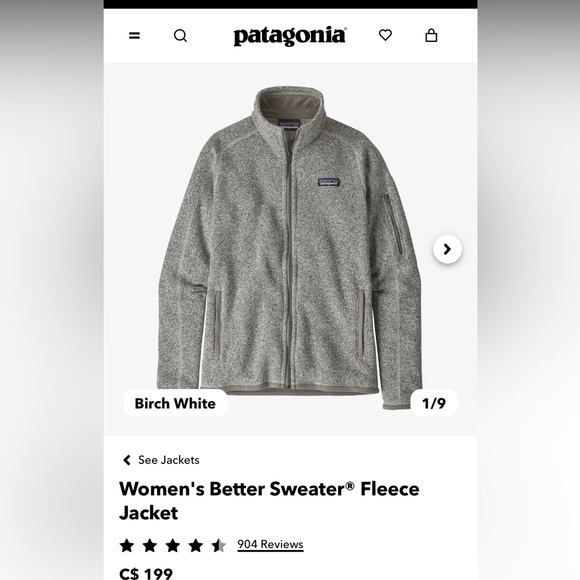 Patagonia Hooded Better Zip - Picture 3 of 3